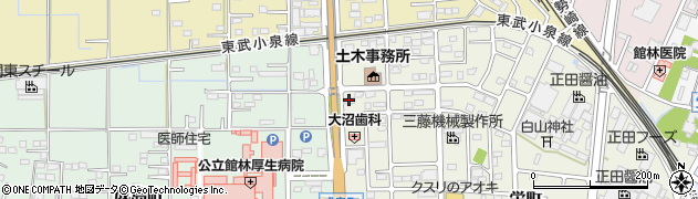 福地瓦店周辺の地図