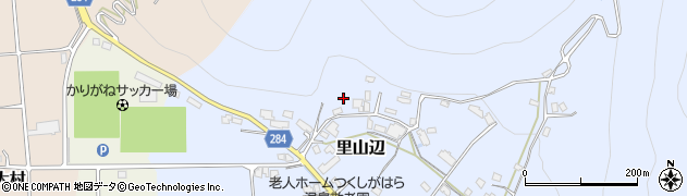 長野県松本市里山辺御母家周辺の地図