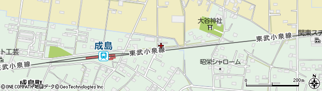 群馬県館林市成島町3161周辺の地図