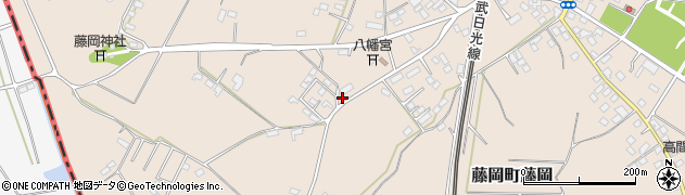 栃木県栃木市藤岡町藤岡4038周辺の地図