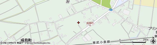 群馬県館林市成島町1140周辺の地図