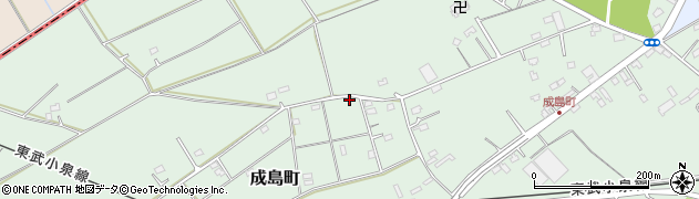 群馬県館林市成島町1169-41周辺の地図
