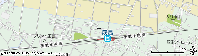 群馬県館林市成島町749-9周辺の地図