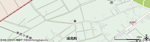 群馬県館林市成島町1448周辺の地図