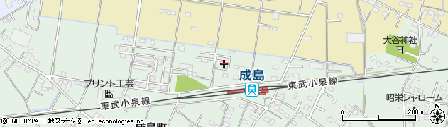 群馬県館林市成島町749周辺の地図