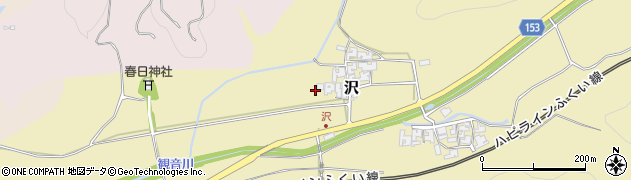 福井県あわら市沢26周辺の地図