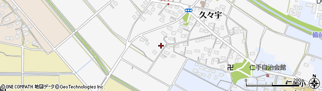 埼玉県本庄市久々宇周辺の地図