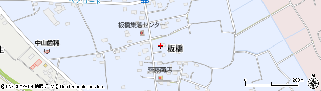茨城県筑西市板橋228周辺の地図