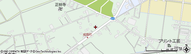 群馬県館林市成島町1141-3周辺の地図