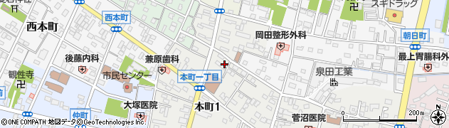 半田洋服店周辺の地図