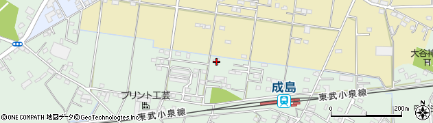 群馬県館林市成島町769-2周辺の地図