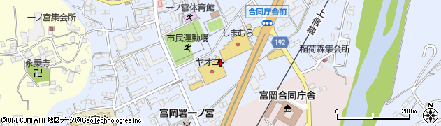 おしゃれ工房ヤオコー富岡店周辺の地図