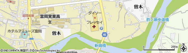 フレッセイ富岡店周辺の地図