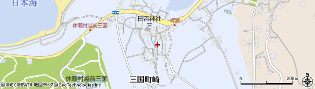 福井県坂井市三国町崎周辺の地図