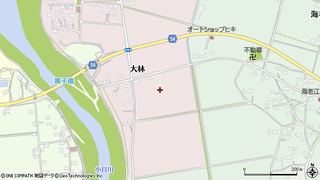 〒300-4537 茨城県筑西市大林の地図