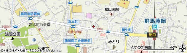 有限会社新井材木店周辺の地図