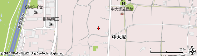 群馬県藤岡市中大塚1186周辺の地図
