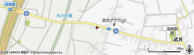 栃木県小山市東野田1411周辺の地図