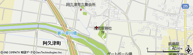 花見塚公園周辺の地図