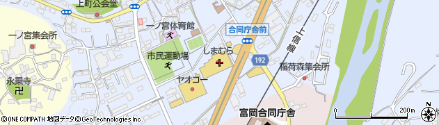 シャンブル富岡店周辺の地図