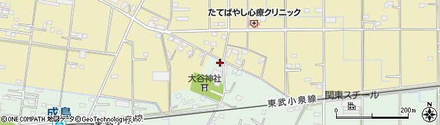 群馬県館林市成島町3147周辺の地図