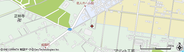 群馬県館林市成島町820-9周辺の地図