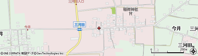 長野県佐久市三河田周辺の地図