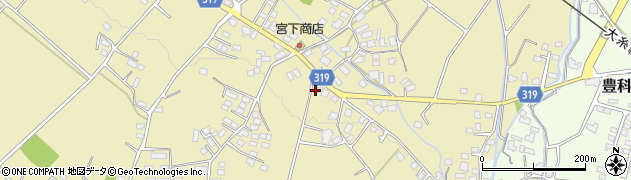 長野県安曇野市三郷明盛387周辺の地図