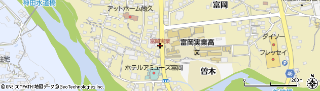富岡実業周辺の地図