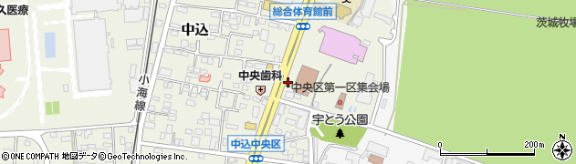 中央交番周辺の地図