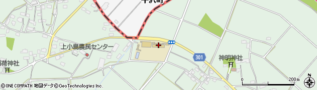 熊谷市立小島小学校周辺の地図