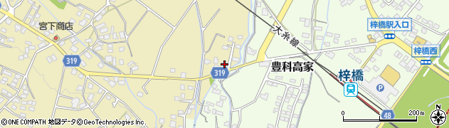 長野県安曇野市三郷明盛564-1周辺の地図