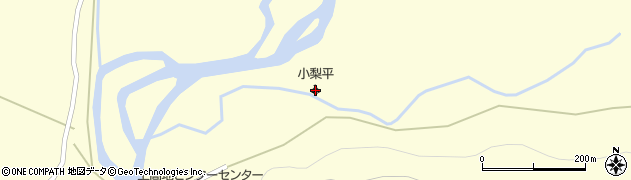 小梨平キャンプ場周辺の地図