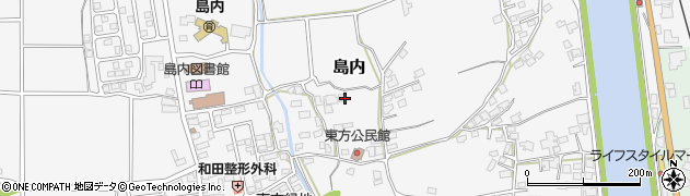 長野県松本市島内（東方）周辺の地図