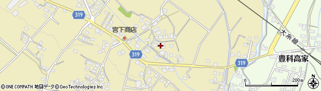 長野県安曇野市三郷明盛700周辺の地図