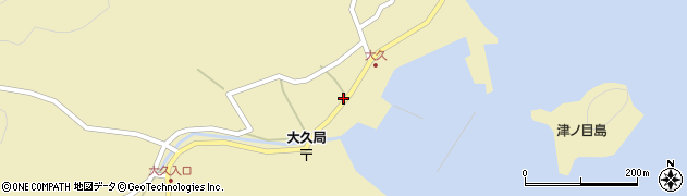 島根県隠岐の島町（隠岐郡）大久（上浜）周辺の地図