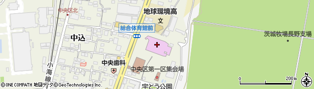 佐久市総合体育館周辺の地図