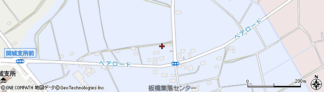 茨城県筑西市板橋513周辺の地図