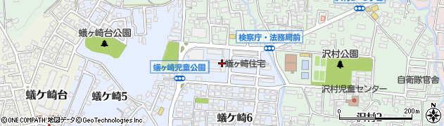 信州大学　こまくさ寮周辺の地図