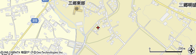 長野県安曇野市三郷明盛1020周辺の地図