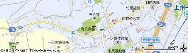 連珠寺周辺の地図