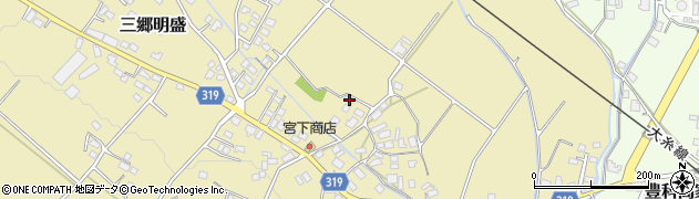 長野県安曇野市三郷明盛729周辺の地図