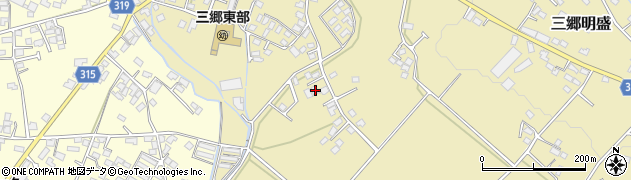 長野県安曇野市三郷明盛1013周辺の地図