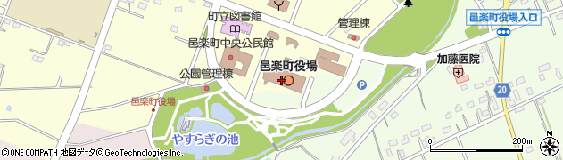 邑楽町役場　企画課企画政策推進係周辺の地図