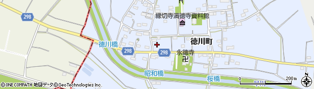 群馬県太田市徳川町408周辺の地図