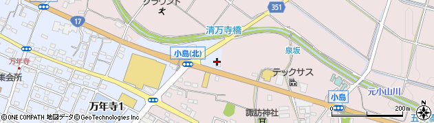 ゆで太郎 本庄小島店周辺の地図