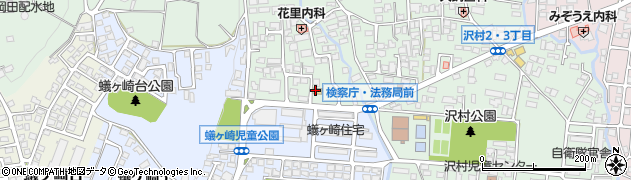 ファミリーマート松本沢村店周辺の地図