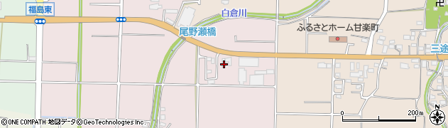 鈴木燃料株式会社　甘楽町給油所周辺の地図