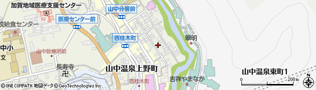 石川県加賀市山中温泉東桂木町ヌ60周辺の地図