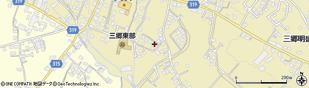 長野県安曇野市三郷明盛1056-4周辺の地図